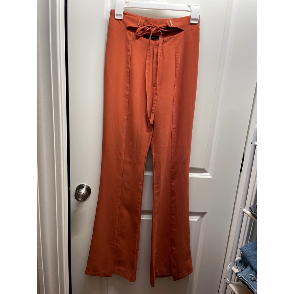 Rust and gold pants